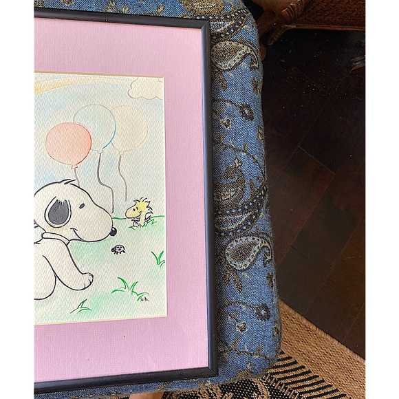 Signed Peanuts Snoopy & Woodstock” Fan Art - Picture 9 of 14
